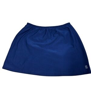 Nike Court Dri-FIT Tennis Skort Navy Blue Athletic Skirt XL 16-18 #567